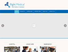 Tablet Screenshot of flight-medical.com